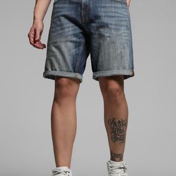 Jack & Jones Men Washed Denim Shorts Technology-picture-24