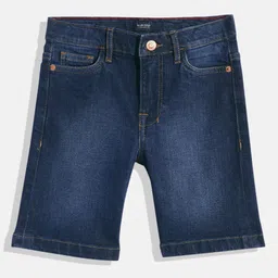Allen Solly Junior Boys Regular Fit Denim Shorts-image-8