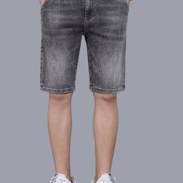 StyleCast Men Washed Denim Shorts Technology-image-22