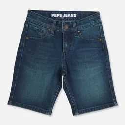 Pepe Jeans Boys Washed Slim Fit Denim Shorts-picture-13