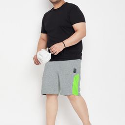bigbanana Men Plus Size Typography Printed Antimicrobial Technology Shorts image 3