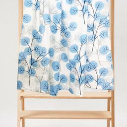 The Mom Store White & Blue Floral Mild Winter 350 GSM Single Bed Dohar-image-29