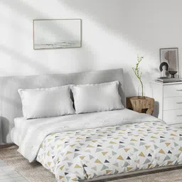 DDecor Live Beautiful Blue Printed Cotton Mild Winter 180GSM Reversible Double Bed Dohar-image-43