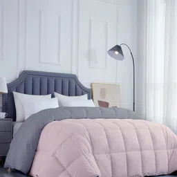 RAZZAI Unisex Solid All Season Microfiber Double Bed Comforter-image-92