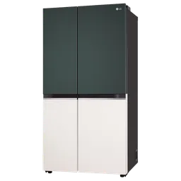 LG 650 Litres 3 Star Frost Free Side by Side Smart Wifi Enabled Refrigerator with Multi Air Flow (GL-B257EET3, Emerald Green Tango) image 4