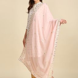 Dupatta Bazaar Ethnic Motifs Embroidered Dupatta with Zardozi-38