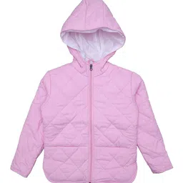 White Snow Girls Quilted Jacket with Embroidered-picture-11