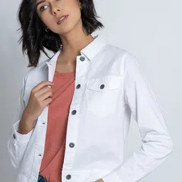 B.Copenhagen Crop Denim Jacket w-image-34