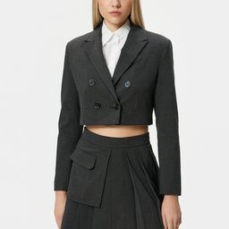 Koton Notched Lapel Single-Breasted Blazer-image-12