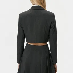Koton Notched Lapel Single-Breasted Blazer image 2
