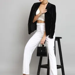PowerSutra Collarless Open Front Jacket image 5