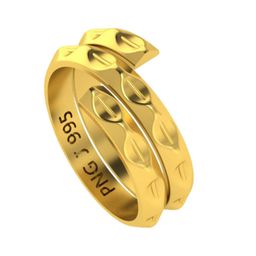 P N GADGIL JEWELLERS 23.5KT Gold Vedhani Ring - 10g-image-43