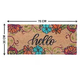 Home Centre Multi-Colored Printed Rectangular Doormats image 4