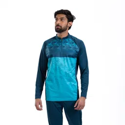 flx Adult Full Sleeve Cricket Polo CP 500 FS Turquoise-picture-37