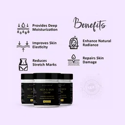 Desi Crew Set Of 2 Neck & Back Cream With Vitamin E For Moisturization-100g Each image 4