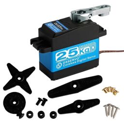 DSServo DS3225SSG 25KG PRO Digital Servo High Torque Coreless RC Servo Motor Waterproof Metal Gear Servo 180°, 270° (Optional) Degree Rotation ServoFor 1/8 and 1/10 RC CarsDSServo DS3225SSG 25KG PRO Digital Servo High Torque Coreless RC Servo Motor Waterproof Metal Gear Servo 180°, 270° (Optional) Degree Rotation ServoFor 1/8 and 1/10 RC Cars image 1
