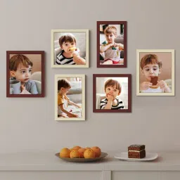 Brown Synthetic Wood (Set of 6) Photoframes by Art Street-picture-12