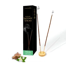 Imvelo Green your hygiene Puremazing Brown Mogra Natural Incense Sticks-image-23