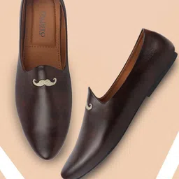 FAUSTO Boys Pointed Toe Lightweight Mojaris-24