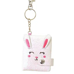 Accessorize Girls Bunny Keychain Notebook-58