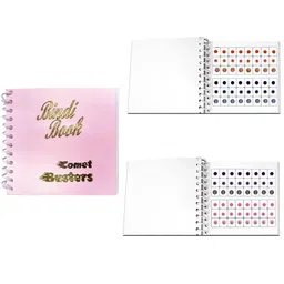Comet Busters Multicolored Handcrafted The Mini Bindi Book 9 - Round Bindis 240 image 2