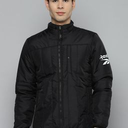 Reebok Men Black Solid BAS Light Padded Jacket-57