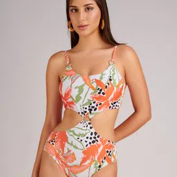 KAI RESORTWEAR Floral Printed Low Coverage Monokini-image-18