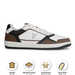 yoho Men Mid Top Colourblocked Lightweight Memory Foam Insole Sneakers image 4