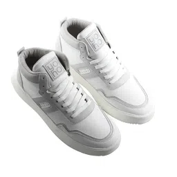 yoho Men Mid Top Colourblocked Lightweight Memory Foam Insole Sneakers image 2