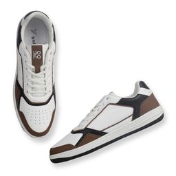 yoho Men Mid Top Colourblocked Lightweight Memory Foam Insole Sneakers-18