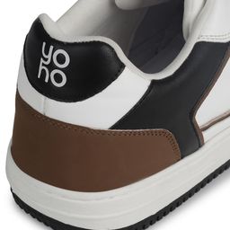 yoho Men Mid Top Colourblocked Lightweight Memory Foam Insole Sneakers image 5