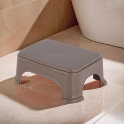 Kuber Industries Brown Strong Durable Bathroom Stools-11