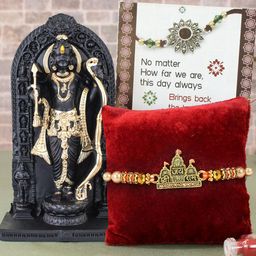 Tied Ribbons Jai Shree Ram Details Rakhi & Ram Lalla Idol Gift Set-image-96