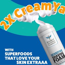 Bombay Shaving Company Sensitive Shaving Foam with Aloevera & Oats - 425 g image 3