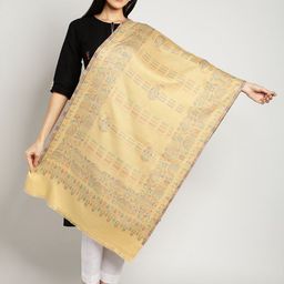 Moda Chales Paisley Printed Woollen Shawl-picture-28