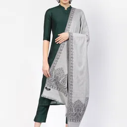 SWI Stylish Floral-Woven Design Shawl-21