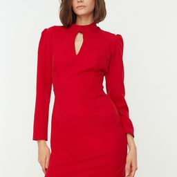 Trendyol Women Red Bodycon Dress-image-19