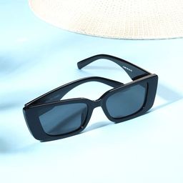 Yellow Chimes Square Sunglasses with Polarised & UV Protected Lens YCFJSG-006SNGLS-BK-21