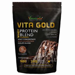 Vitaminnica Vita Gold Whey Protein Blend,  1.98 lb  Irish Cream Chocolate -15