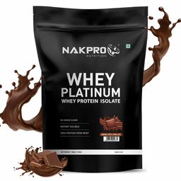 Nakpro Whey Platinum Whey Protein Isolate,  1.1 lb  Double Rich Chocolate -1