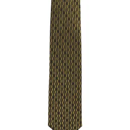 Alvaro Castagnino Men Gold-Toned & Brown Woven Design Broad Tie-image-82