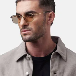 Shisen Fox SHIKAKU Unisex Other Sunglasses SG148-Gold-30