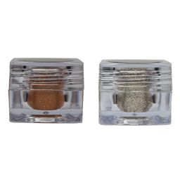 Veoni BELLE Set of 2 HD Holographic Glitter Eyeshadow 5 g each - Orange & Champagne Gold-15