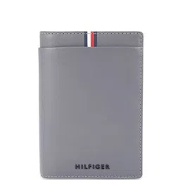Tommy Hilfiger Men Textured Leather Passport Holder-60