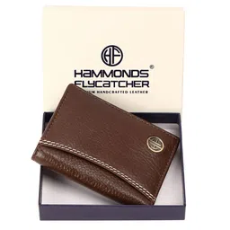 HAMMONDS FLYCATCHER Unisex Textured Leather Card Holder-28