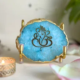 HOMEARTE Turquoise Blue Religious Idol Showpiece-36