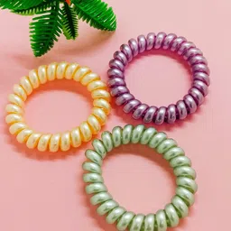 FEMMIBELLA Set of 3 Ponytail Holders-17