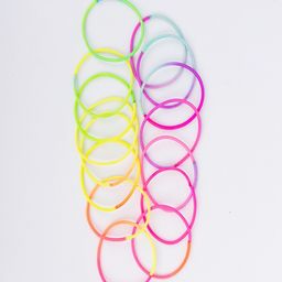Jewelz Girls Green & Pink Ponytail Holders-83