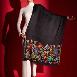 Zamour Paisley Printed Shawl-23