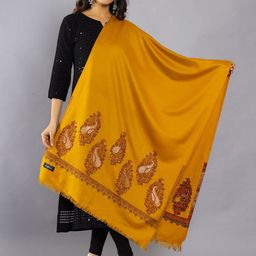 HANDICRAFT PALACE Paisley Woven Design Woollen Shawl-picture-16